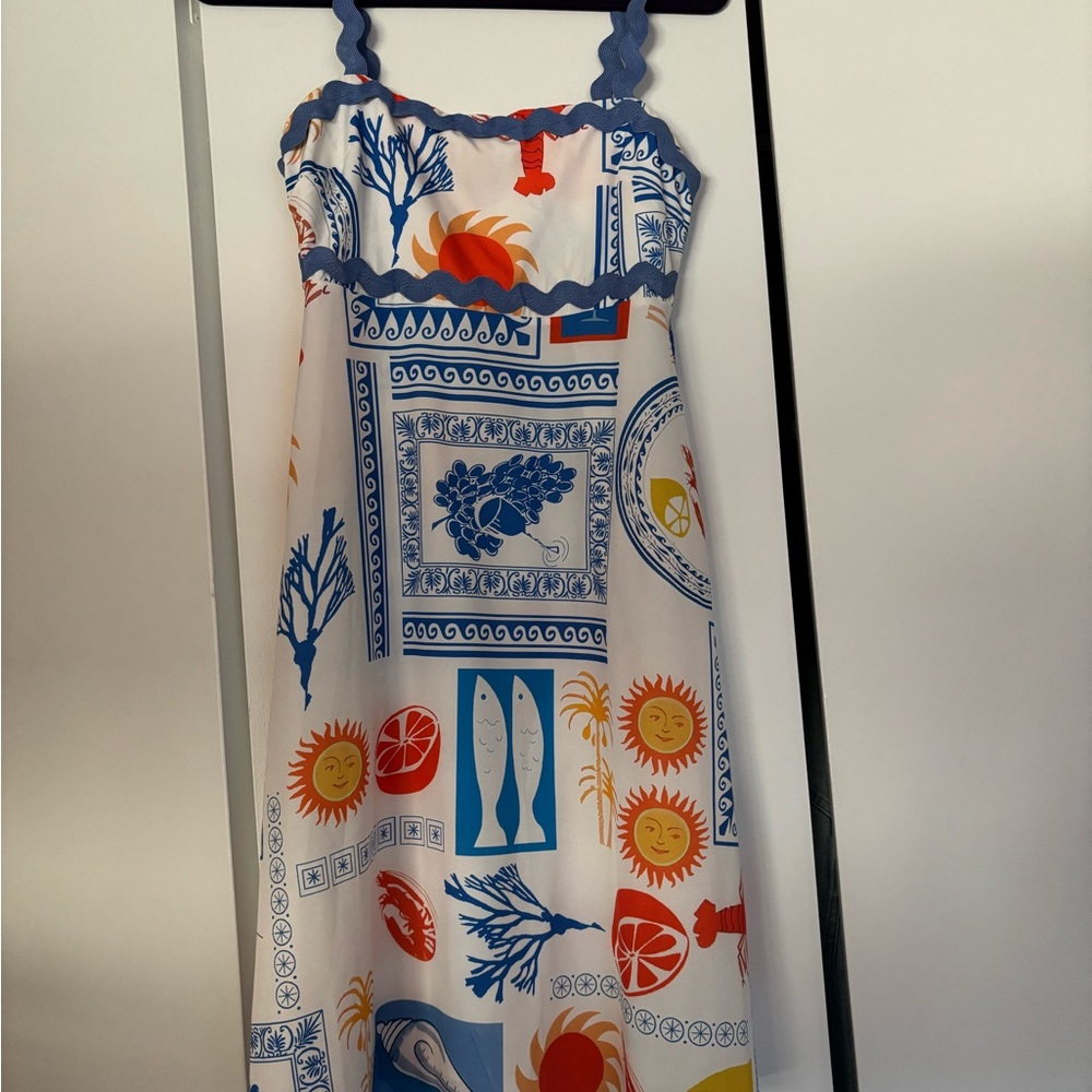 Sun & Shellfish Patterned Sundress